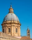 Dome of Palermo Cathedral. Palermo, Sicily, Italy Royalty Free Stock Photo