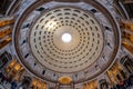 The Dome of the Pantheon in Rome, Italy Royalty Free Stock Photo