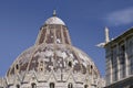 Dome of Pisa Baptistry Royalty Free Stock Photo