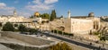 Dome of the Rock and Al-Aqsa Mosque in Jerusalem Royalty Free Stock Photo