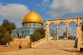 Dome of the Rock, Arabic Qubbat al- akhrah, shrine in Jerusalem Royalty Free Stock Photo