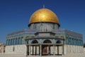 The mosque Dome of the Rock, on the Temple Mount in the Old City of Jerusalem, Israel Royalty Free Stock Photo