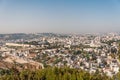 Dome of the Rock in beautiful panorama of Jerusalem Royalty Free Stock Photo