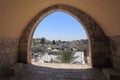 Dome of the Rock framed Ramparts Arch