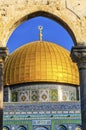 Dome of the Rock Islamic Mosque Temple Mount Jerusalem Israel Royalty Free Stock Photo