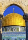 Dome of the Rock Islamic Mosque Temple Mount Jerusalem Israel Royalty Free Stock Photo