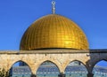 Dome of the Rock Islamic Mosque Temple Mount Jerusalem Israel Royalty Free Stock Photo