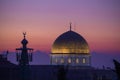 The Dome of the Rock in Jerusalem, Israel at dawn