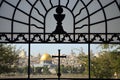 Dome of the rock - muslim holy mosque in Jerusalem, as seen from Royalty Free Stock Photo