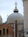 Dome, Saint Marks Basilica, Cathedral, Venice, Italy Royalty Free Stock Photo