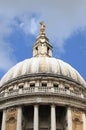 Dome of Saint Paul Cathedral in London Royalty Free Stock Photo