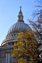 Dome of a SaintÃÂ´s Paul cathedral in London Royalty Free Stock Photo