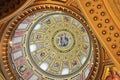 Dome of the Saint Stephen Basilica in Budapest Royalty Free Stock Photo