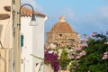 Dome of San Guiseppe church, Orosei, Sardinia Royalty Free Stock Photo