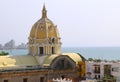 Dome of San Pedro church in the center of Cartagena