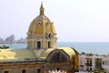 Dome of San Pedro church in the center of Cartagena
