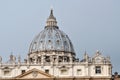 The dome of the San Pietro basilica, Vatican Royalty Free Stock Photo