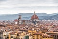 The dome of the Santa Maria del Fiore Cathedral, Florence, Italy Royalty Free Stock Photo