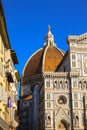 Dome of Santa Maria del Fiore Cathedral in Florence Italy Royalty Free Stock Photo