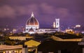 The dome of the Santa Maria del Fiore Cathedral, Florence, Italy Royalty Free Stock Photo