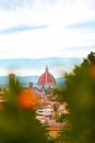 The dome of the Santa Maria del Fiore Cathedral, Florence, Italy Royalty Free Stock Photo