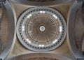 Dome seen from the central nave of the Cathedral, Ravenna, Italy Royalty Free Stock Photo