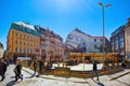 Dome Square Doma laukums near the Dome Cathedral- Medieval Lut Royalty Free Stock Photo