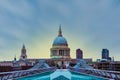 Dome of St Paul's Cathedral, London, UK Royalty Free Stock Photo