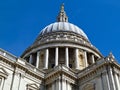 Dome of St Paul's Cathedral, London, United Kingdom. 6th April 2011 Royalty Free Stock Photo