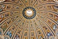 The dome of St. Peter in Rome Royalty Free Stock Photo