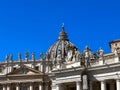 Dome of St. Peter's Basilica Peter in Rome, Vatican Royalty Free Stock Photo