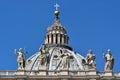 Dome of St. Peter`s Square Royalty Free Stock Photo