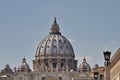 The Dome of St Peters Basilica, Rome, Italy