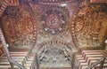 The dome of Sultan Hassan Mosque`s Gate, Cairo, Egypt