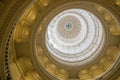 The dome of Texas Capitol Royalty Free Stock Photo