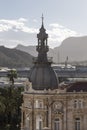 Dome of the town hall of Cartagena, Murcia, Spain