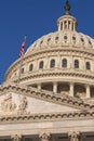 Dome of the United States Capitol building in Washington DC Royalty Free Stock Photo