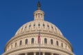 Dome of the United States Capitol building in Washington DC Royalty Free Stock Photo