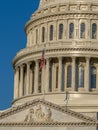 Dome of the United States Capitol building in Washington DC Royalty Free Stock Photo