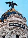 Domed Metropolis Building in Madrid Spain