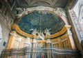 Lateran Baptistery San Giovanni in Fonte near the Basilica of Saint John in Rome, italy. Royalty Free Stock Photo