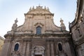 Domed Roman Catholic Monopoli cathedral, Basilica of the Madonna della Madia or Santa Maria della Madia, Monopoli, Bari pr Royalty Free Stock Photo