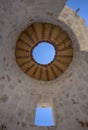 Domed Stone Structure with Open Roof