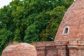 Domes of an ancient bathhouse of the 18-19 centuries, located in Guba city, Republic