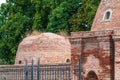 Domes of an ancient bathhouse of the 18-19 centuries, located in Guba city, Republic