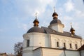 Domes of the ancient Church of the Holy Spirit in the Kiev-Mohyla Academy