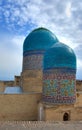 The domes of ancient Moslem mausoleum Royalty Free Stock Photo