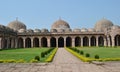 Domes and Arches of Ancient Jami Masjid Mandav Royalty Free Stock Photo