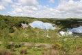 The Domes of the Eden Project Gardens St Austel Cornwall England.