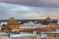 Domes of the Great Mosque of Kairouan, Tunisia Royalty Free Stock Photo